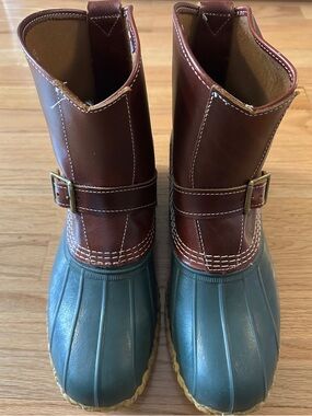 L.L. Bean Brown Leather Boots, Size 9 Men’s